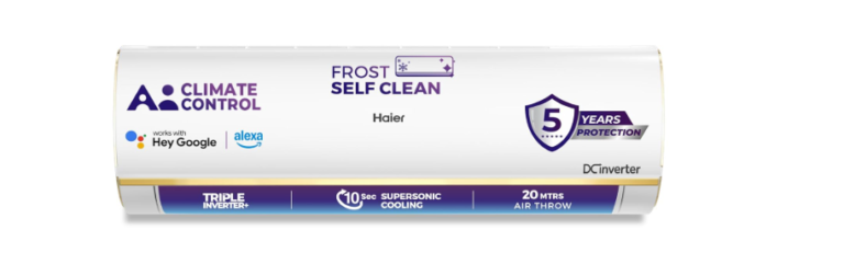 Haier AC 4 way swing cooling performance India