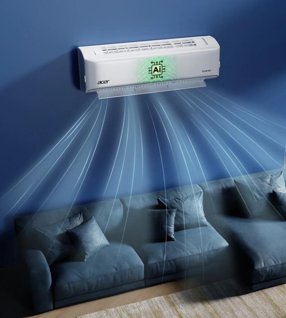 Acer smart AC mobile app control settings and features