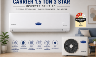 Carrier 1.5 Ton 3 Star Inverter Split AC Review (2026): CAI18EE5R36F0 Honest Review – Is It Worth Buying?
